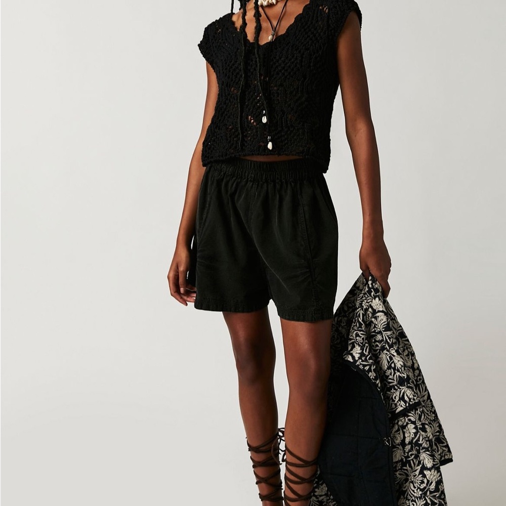 Free People- Get Free Poplin Shorts
